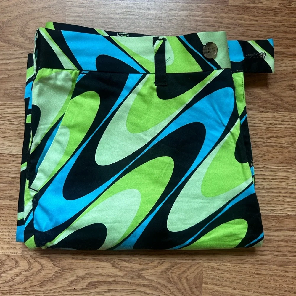 Loudmouth Blue and Green Men’s Pants, 34x30L - Picture 1 of 13